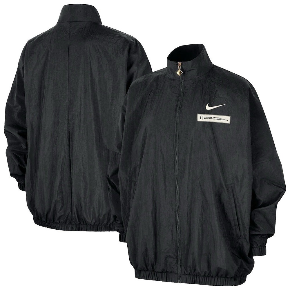 Unisex WNBA Nike Black Essential Oversized‎ Woven Full-Zip Jacket Size XL NEW - Picture 2 of 14